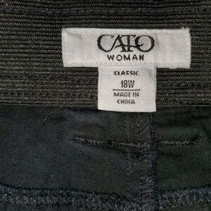 Womans Black Capris / Size 18W